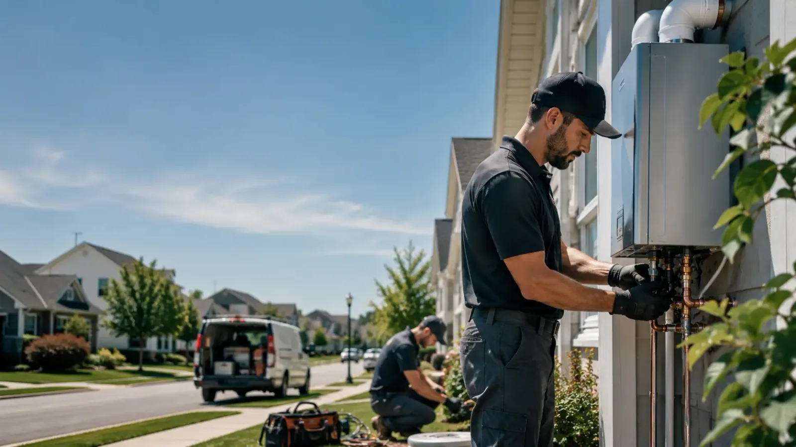 Tankless Water Heater Installation in Wingate, MD